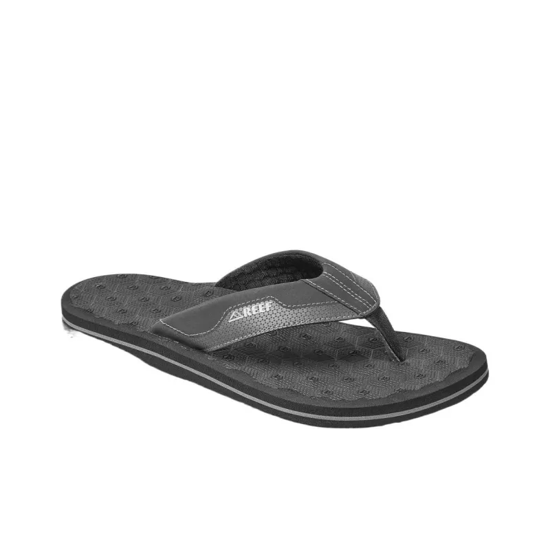 REEF Odor-Resistant Flip Flops Men's Dark Gray-3