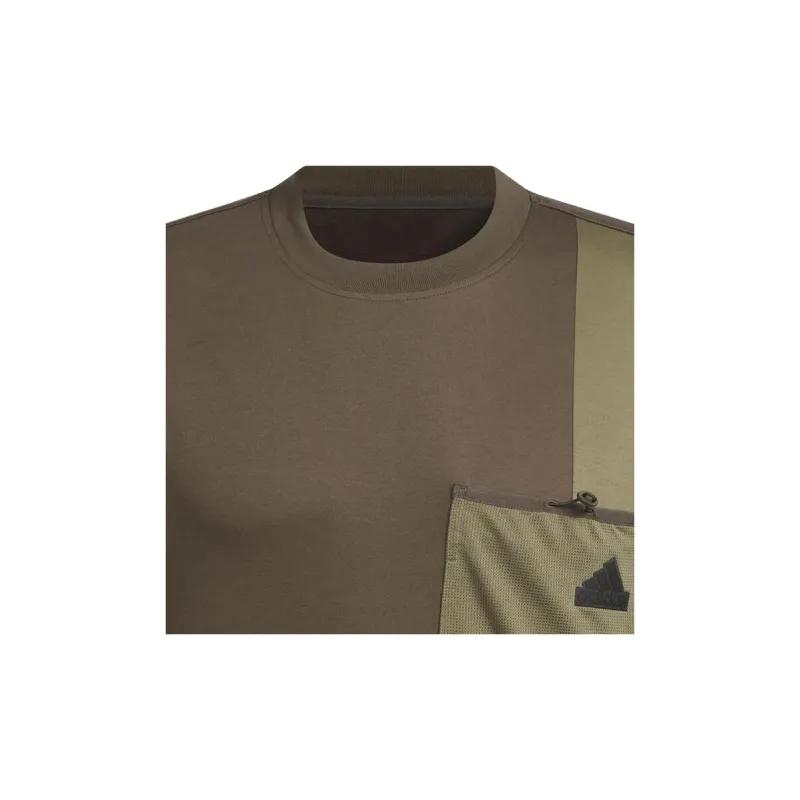 Adidas T Shirts Men Brown-1