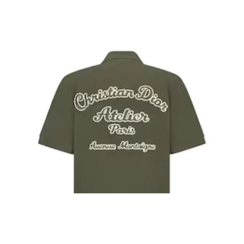DIOR CHRISTIAN DIOR ATELIER Polo Shirt Men's Green-5