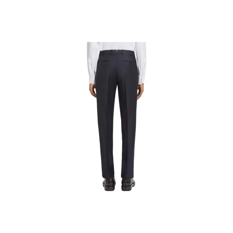 Zegna Trofeo Pressed Crease Tailored Pants-2