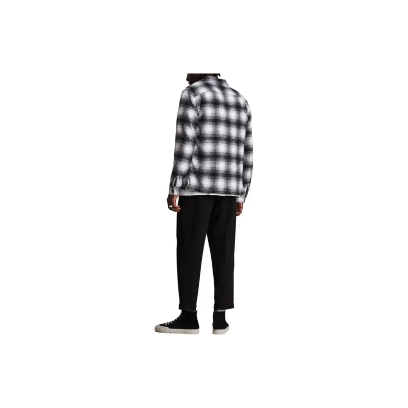 ALLSAINTS Shirt Men's Black White-1