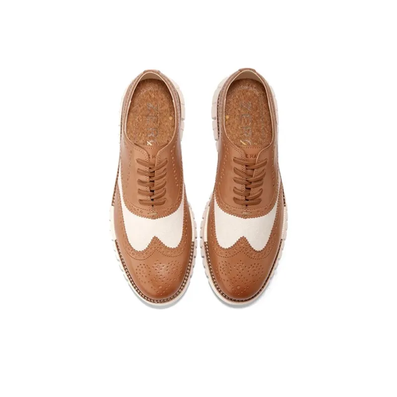 COLE HAAN Casual Shoes Men's Brown Beige White-2