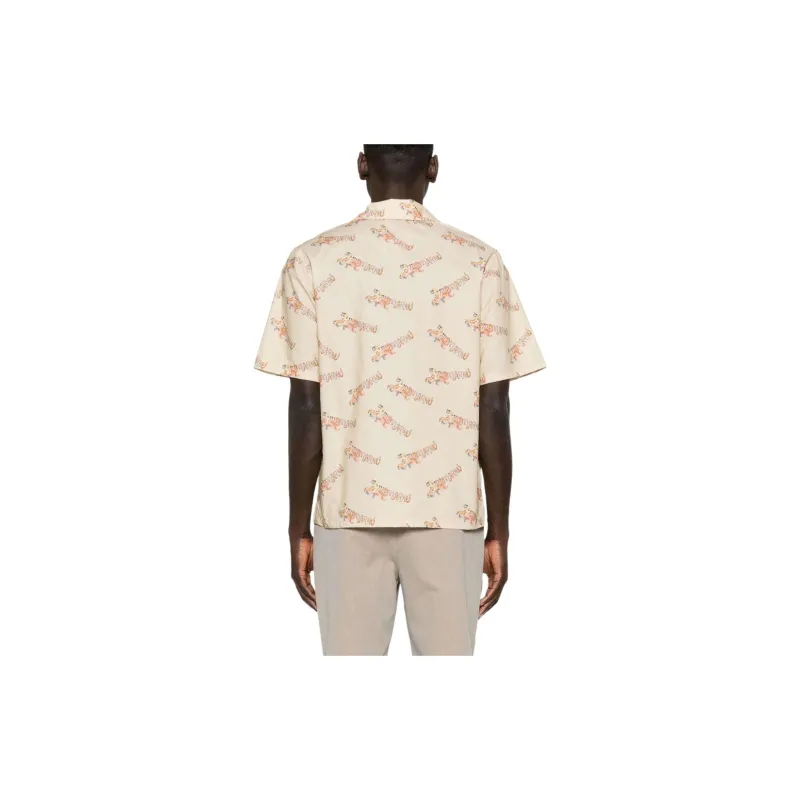 MARNI Tiger print Poplin Shirt-2