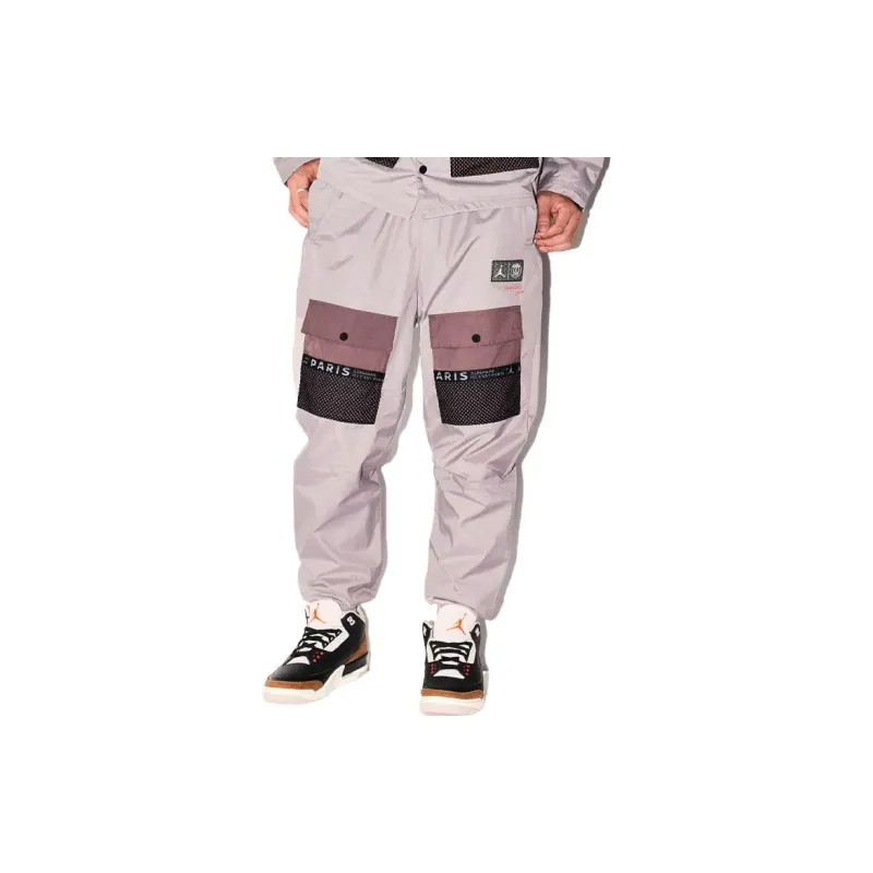 Jordan Knitted Sweatpants Men's Brown-2