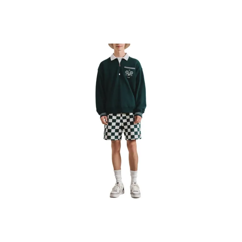 FILA Casual Shorts Men Green-2