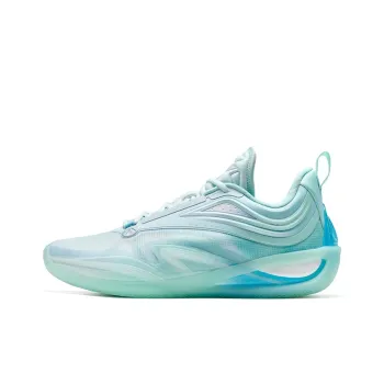 XTEP Zhang Zhenlin Generation Basketball Shoes Men Low Top Ice Blue/Misty Blue