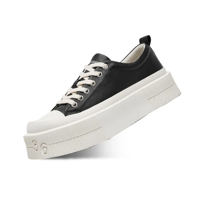 CHERYKALLY Lightweight Breathable Height Increasing Low Top Skateboard Shoes Women's-11