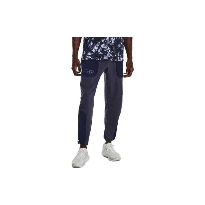 Under Armour Knitted Sweatpants Men Purple-2