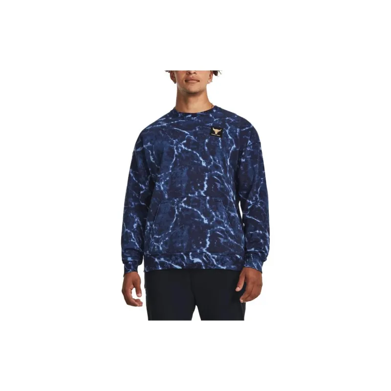 Under Armour Rival Sweatshirts Men Midnight Dark Blue-2