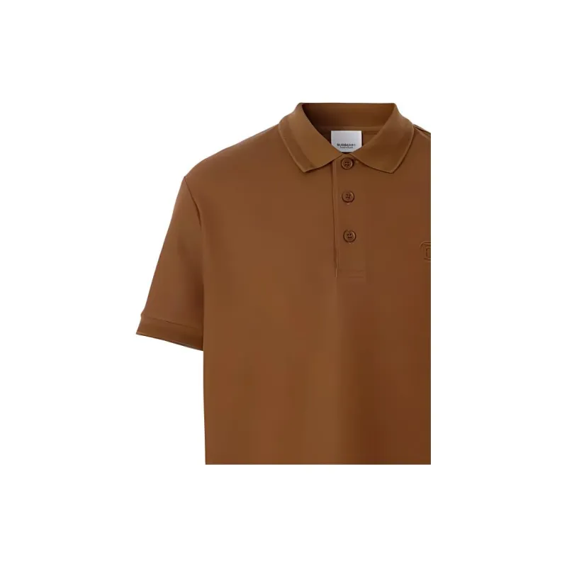 Burberry FW22 Polo Shirt Men's Dark Brown-3