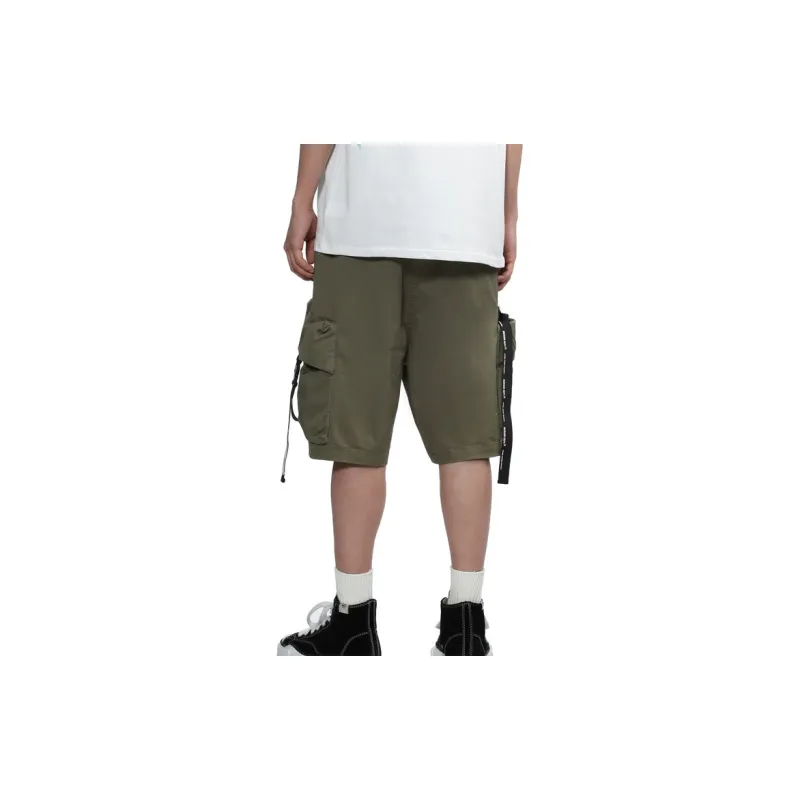 MUSIUM DIV Drawstring waist Cargo Shorts-11