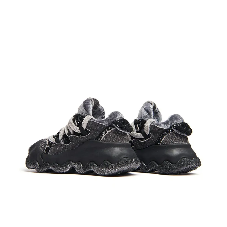 KEDDO Paint Is Not Dry Low Top Chunky Sneakers Women's-4