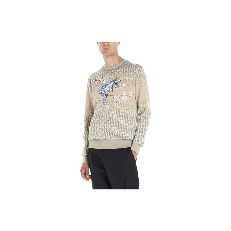 DIOR Sorayama Knitwear Men's Ecru-3