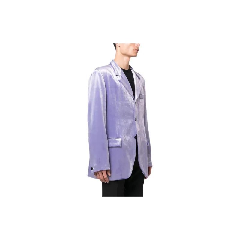 MARNI Single breasted Velvet Blazer-2