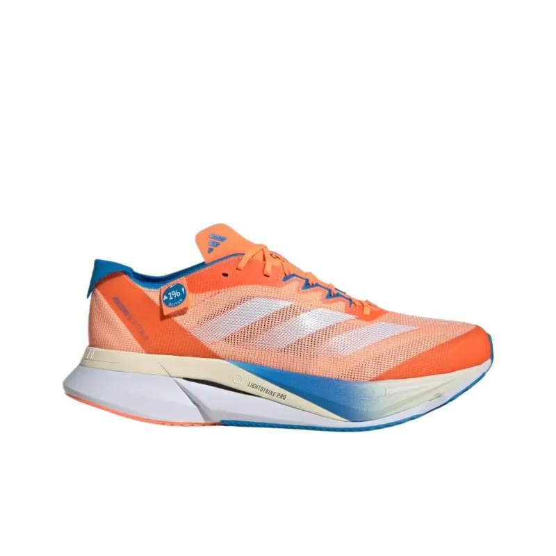 Adidas Adizero Boston 12 Wide Chris Nikic Screaming Orange Cloud White Bright Blue-2
