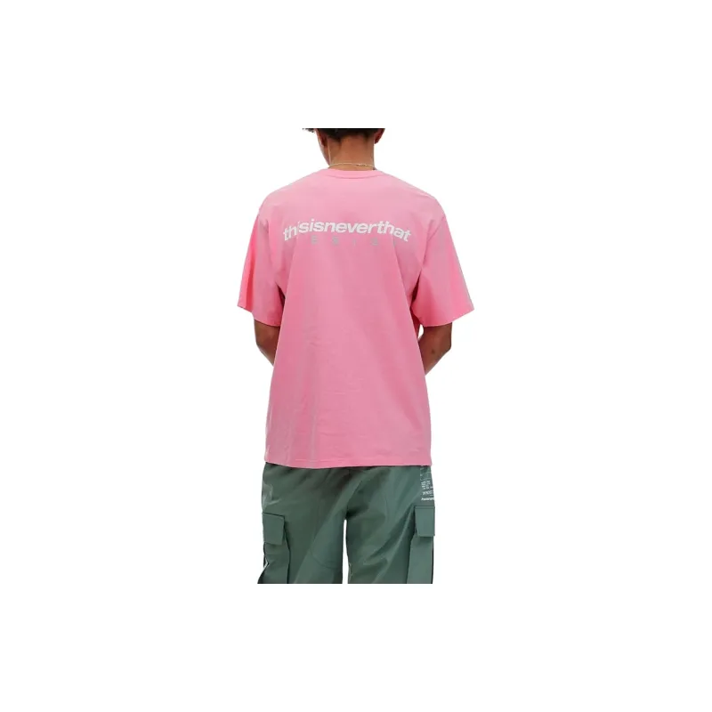 Thisisneverthat SS24 DSN Logo Tee T Shirt Unisex Pink-3