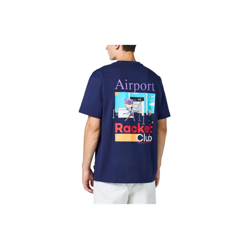 PUMA Camiseta Para Hombre House Of Graphics Airport Racket Club-5