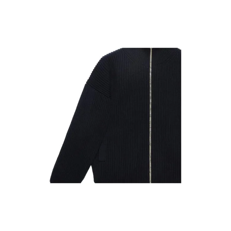 GUCCI Logo Embroidered Zipped Sweater-5
