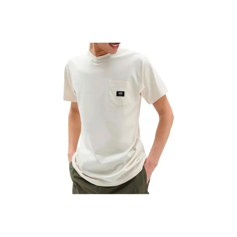 Vans T-Shirts Men Beige-3