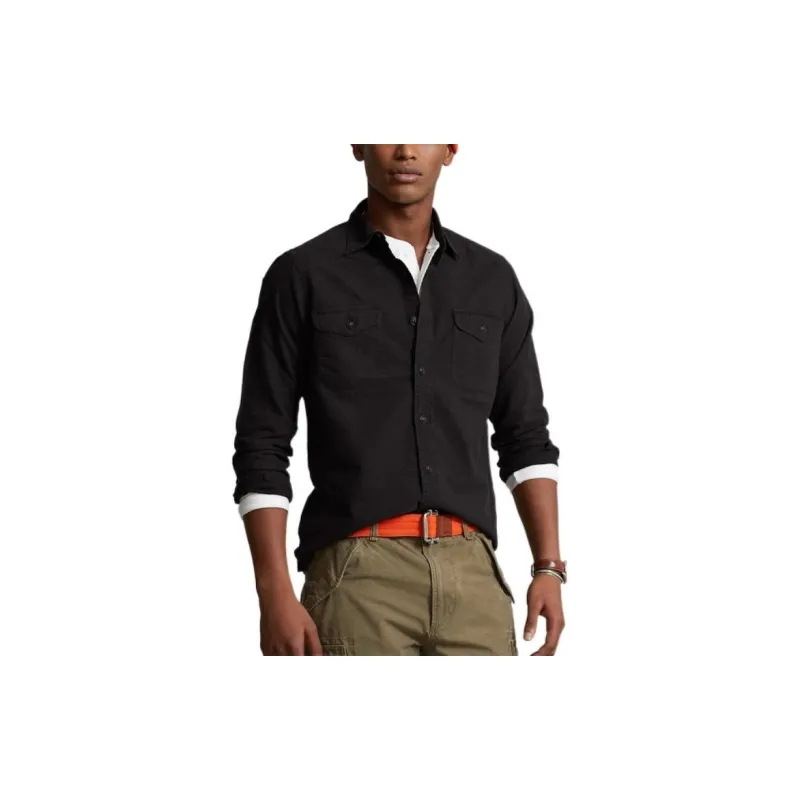 Polo Ralph Lauren Shirts Men Black-2