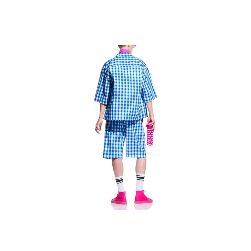 Barbie X ZARA X Barbie Co-brand Shirts Men Blue-3