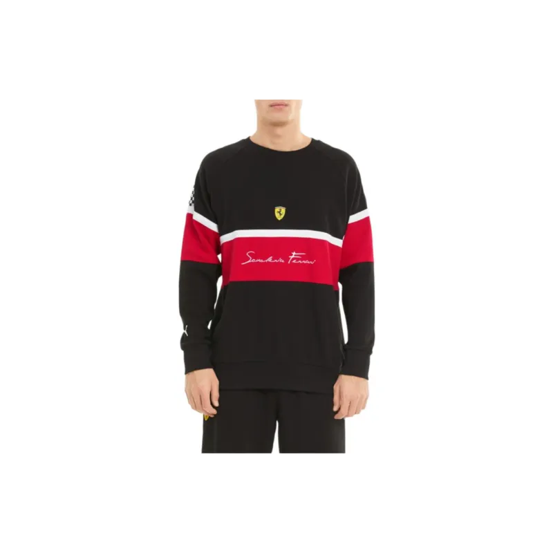 PUMA x Ferrari Sweatshirt Men's Black & Red-2