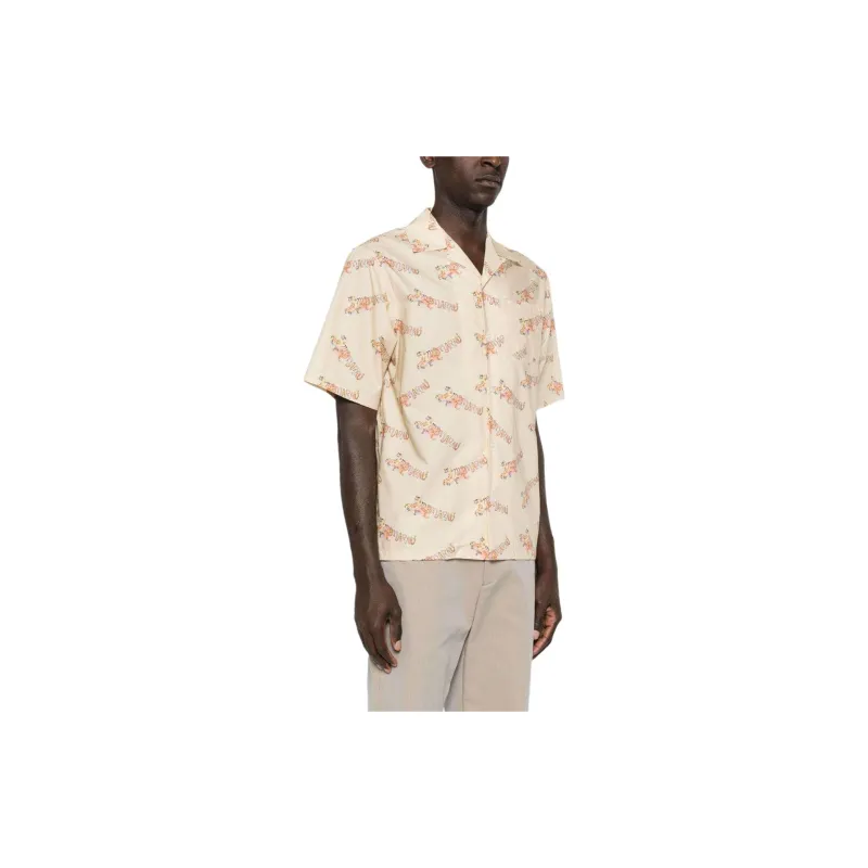 MARNI Tiger print Poplin Shirt-3