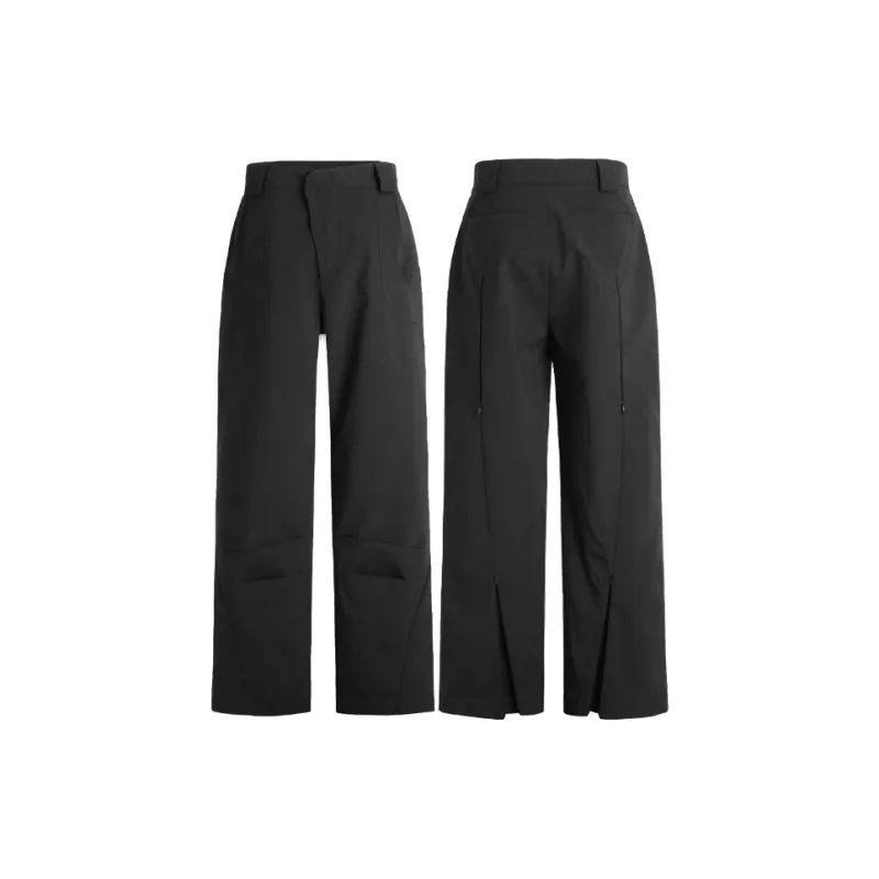 GOSNACE Casual Pants Unisex Black-2