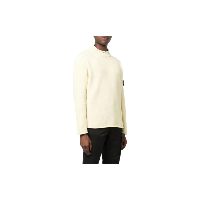 STONE ISLAND Sweaters Men Beige Yellow-3