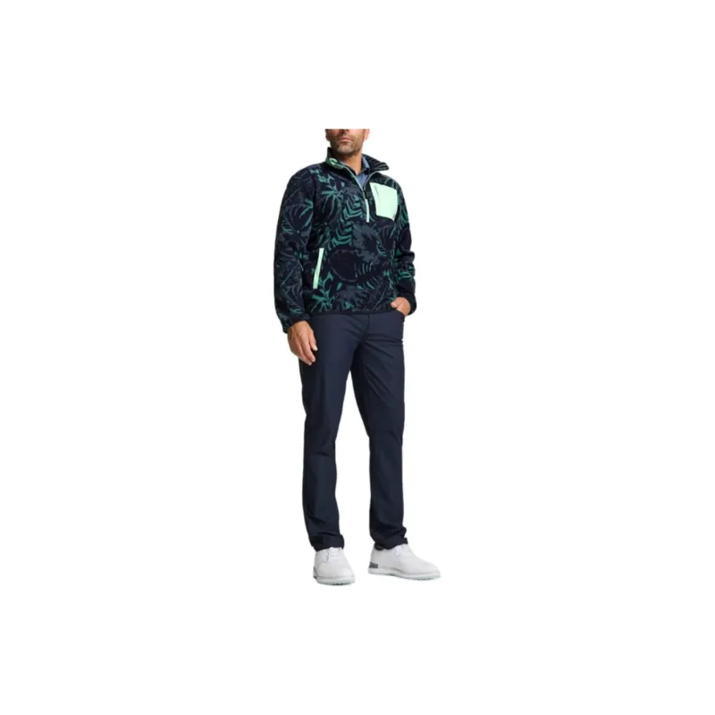 PUMA PALM TREE CREW Jacket Men Dark Navy   Shiny Green-3