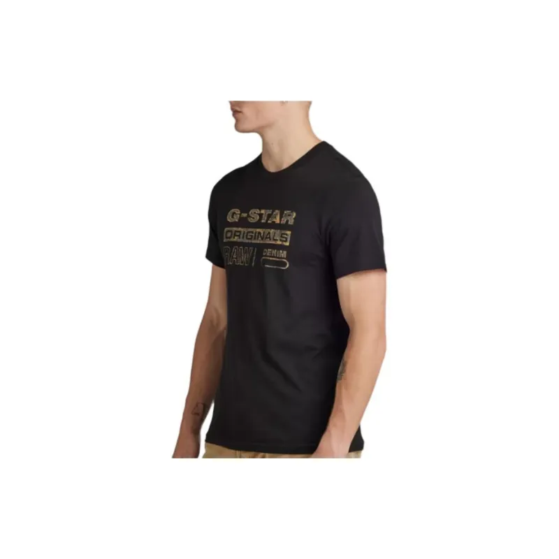 G STAR RAW T Shirts Men Black-1