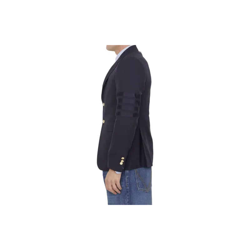 THOM BROWNE 4 Bar Tailored Blazer-5