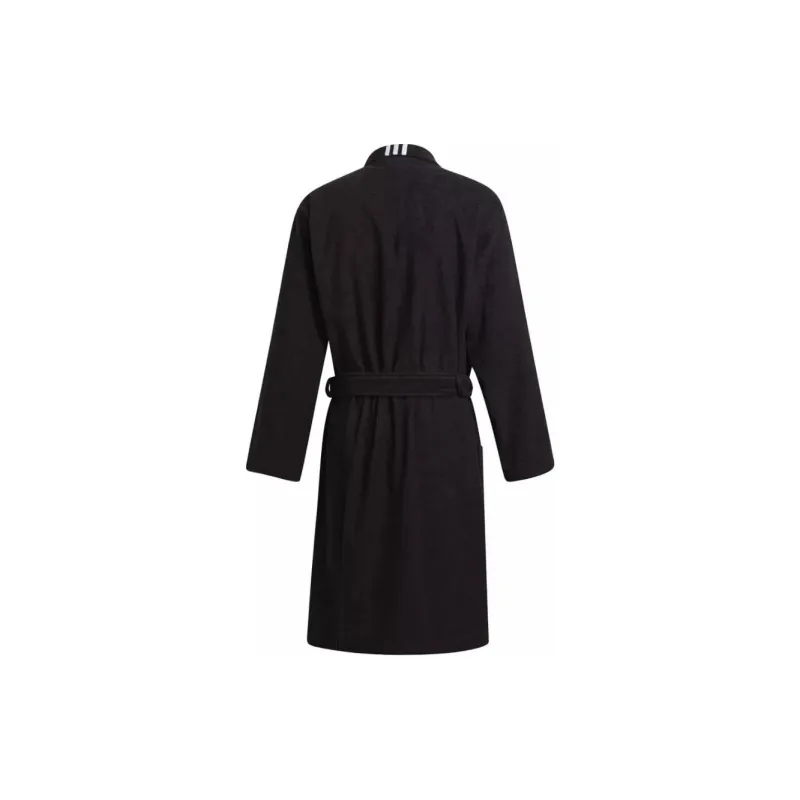 Adidas COTTON DRESSING GOWN Bath Robes Unisex Black-1