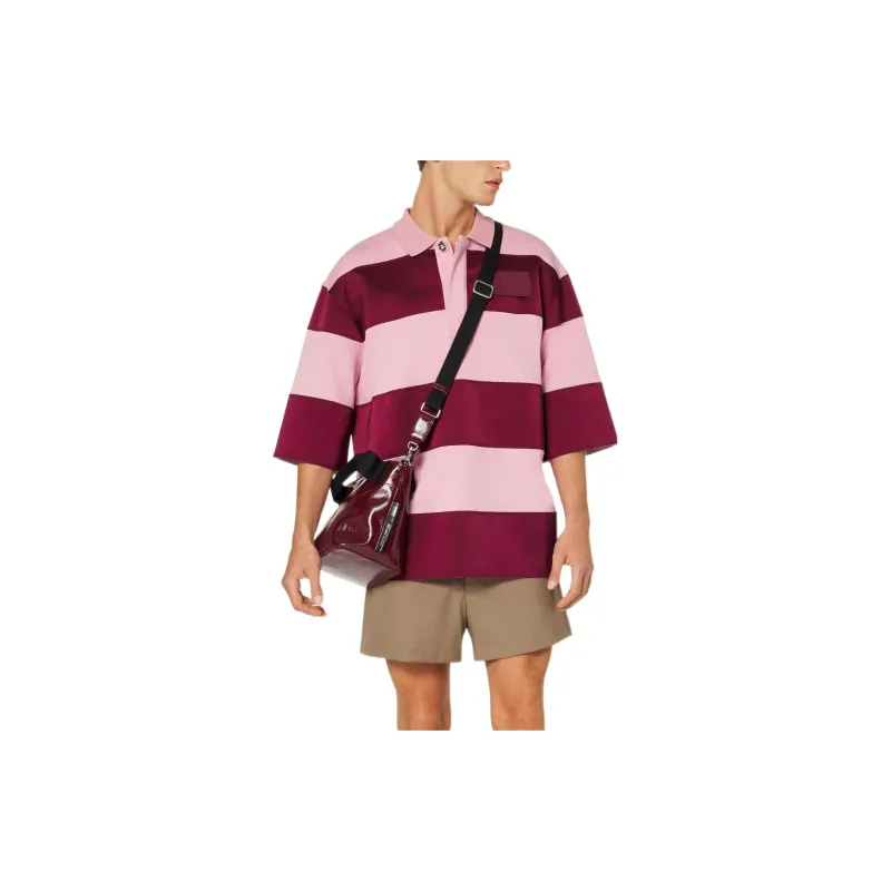 AMIPARIS Horizontal-stripe Polo Shirt-3