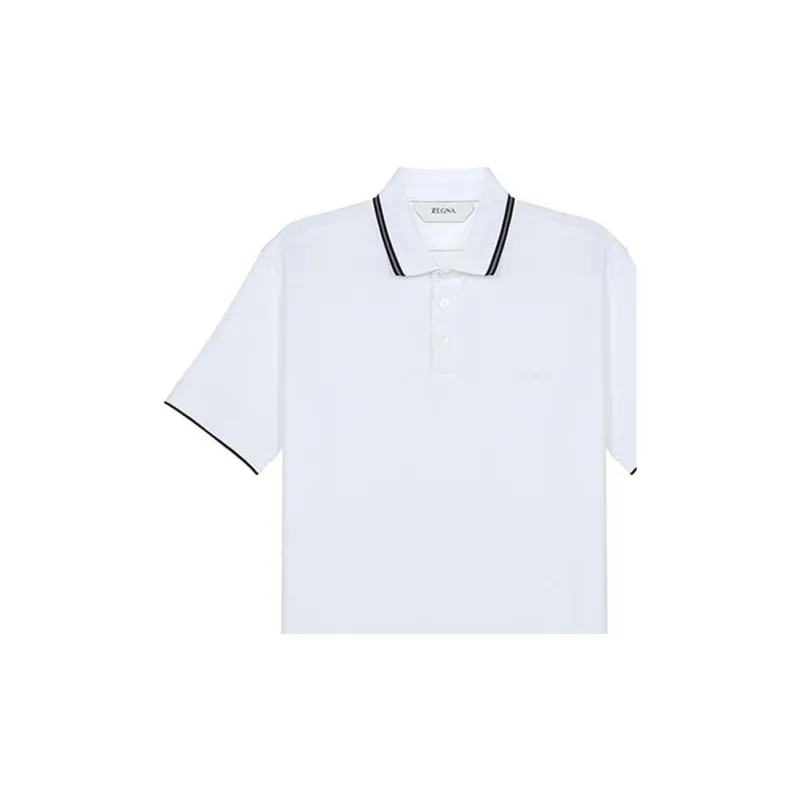 Zzegna Polo Shirts Men White-4