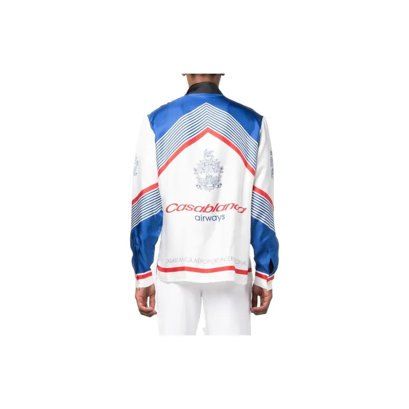 CASABLANCA Airways Silk Shirt-2