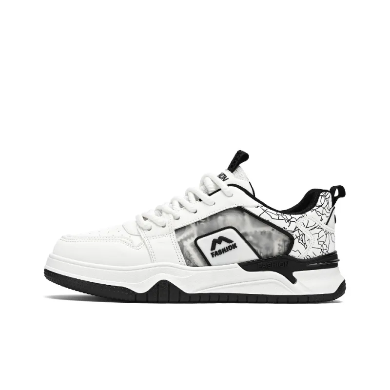 Yalu Fashion Trend Non slip Lightweight Low Top Skateboard Shoes Men's-10