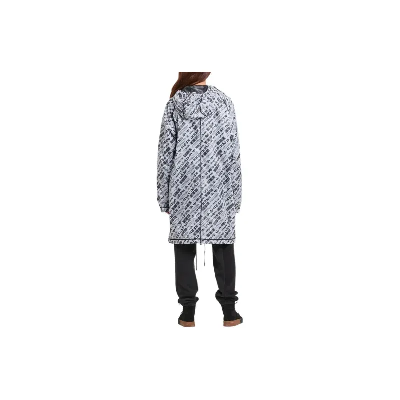 Adidas Aw Logo Print Shell Parka-4