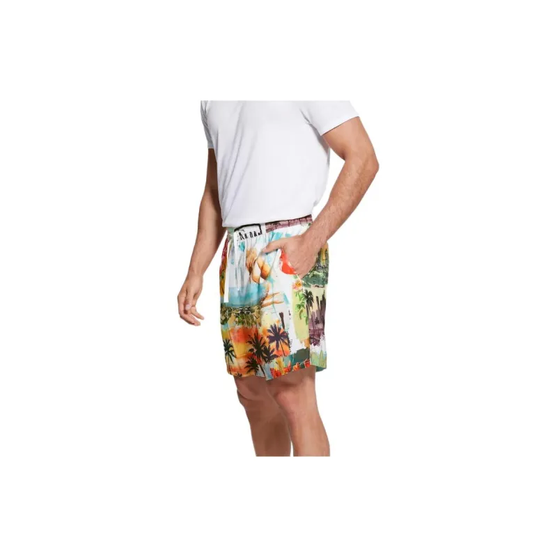 GUESS Casual Shorts Men's Yellow-4