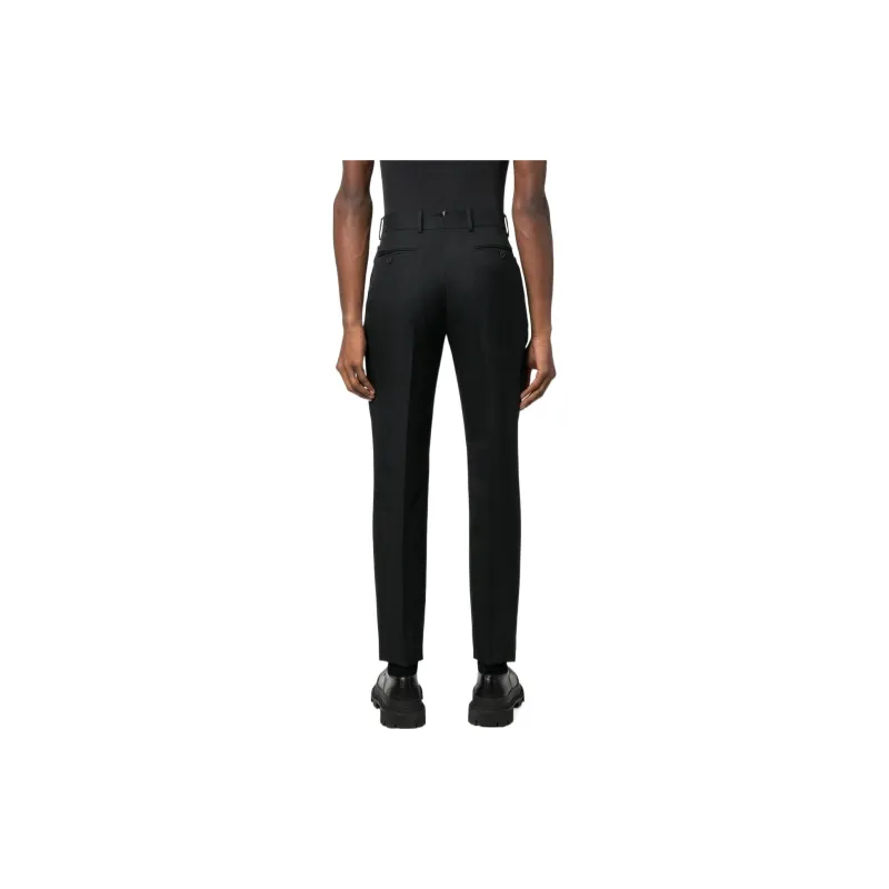Alexander McQueen Eyelet Detailed Cropped Tailored Trousers-2