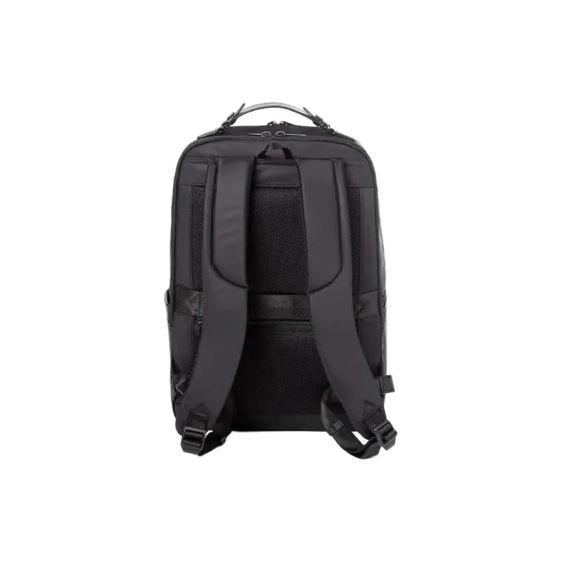 SAMSONITE Nylon Spell PU Backpack Men's Black-3