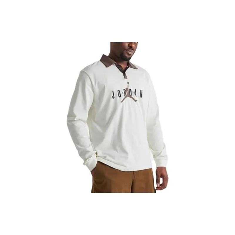 Jordan Polo Shirts Men White-3