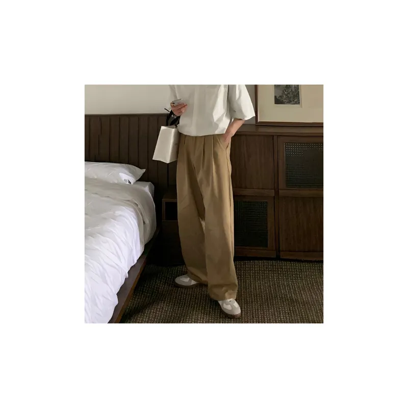 I'm David Casual Pants Unisex Ginger Yellow-3