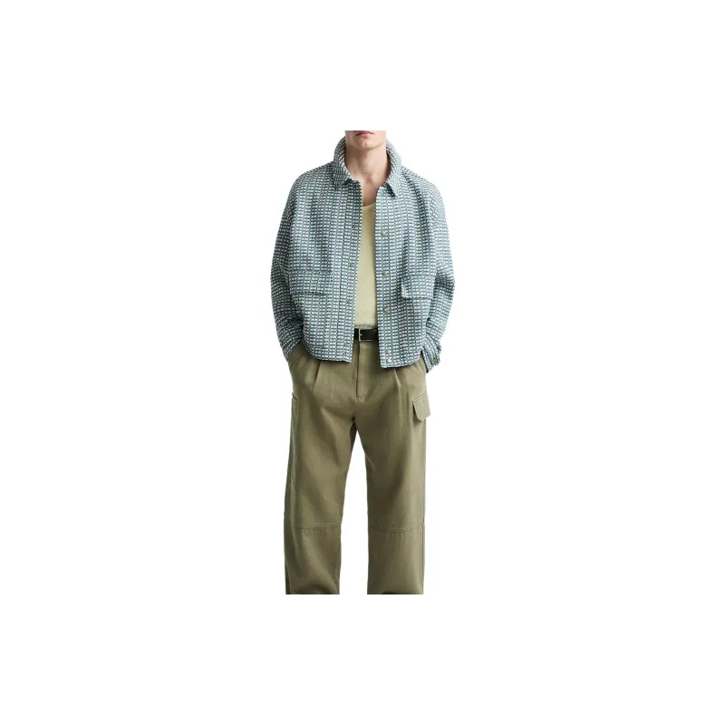 ZARA Jackets Men Blue-2