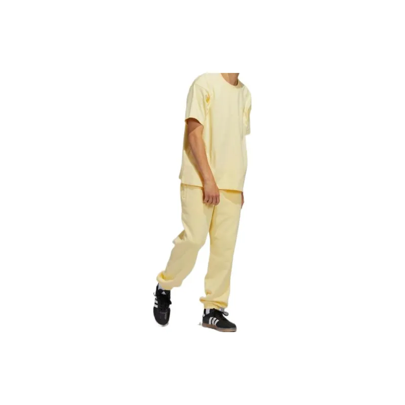 Adidas Originals Knitted Sweatpants Unisex Yellow-4