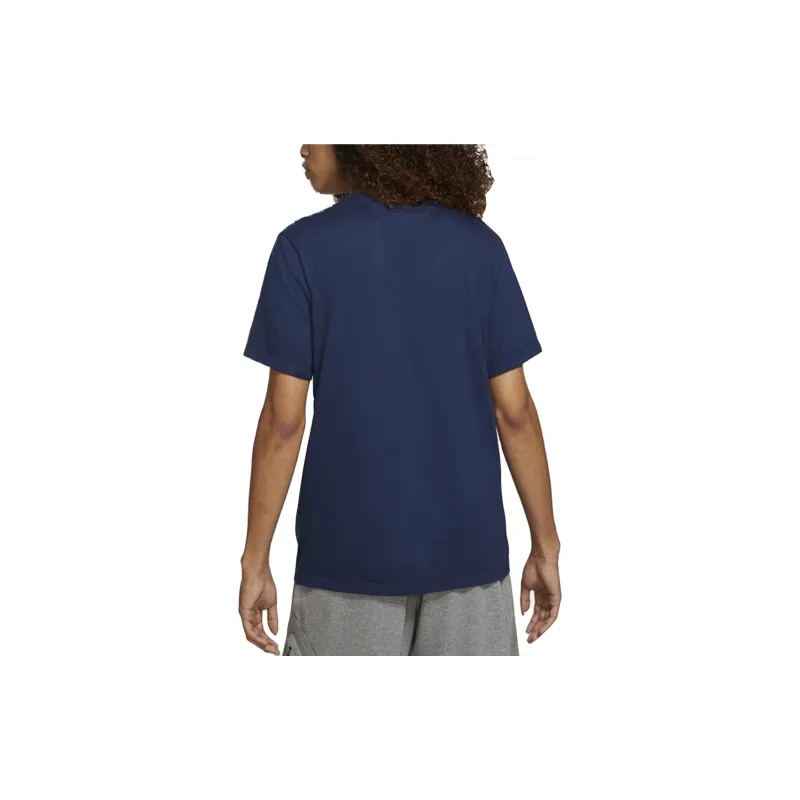 Jordan Set in Sleeve T Shirt Men's Navy Blue-5