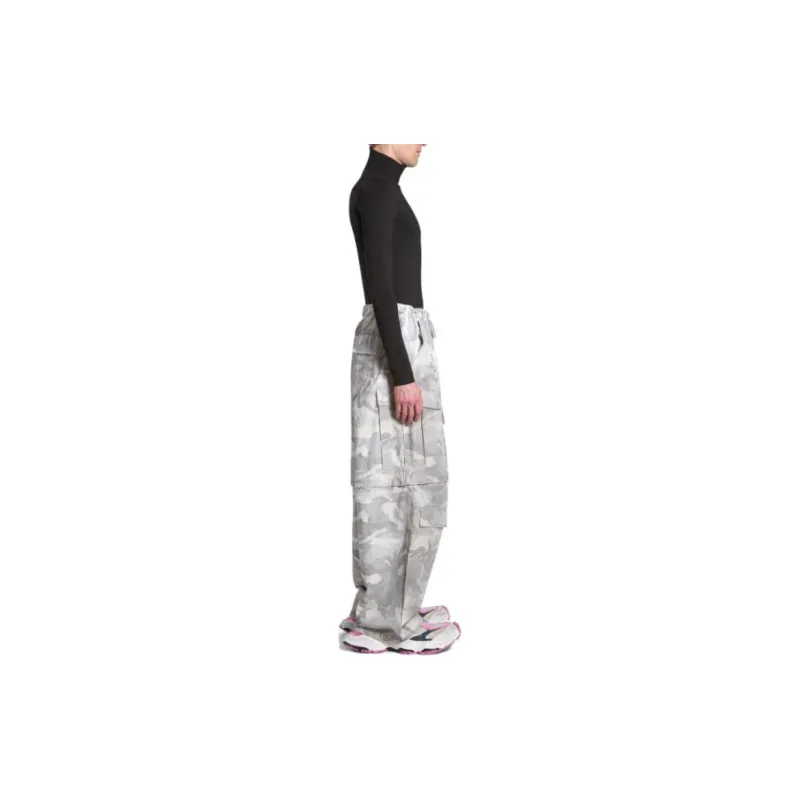 Balenciaga Cargo Pants Loose Fit Men's Light Gray-3