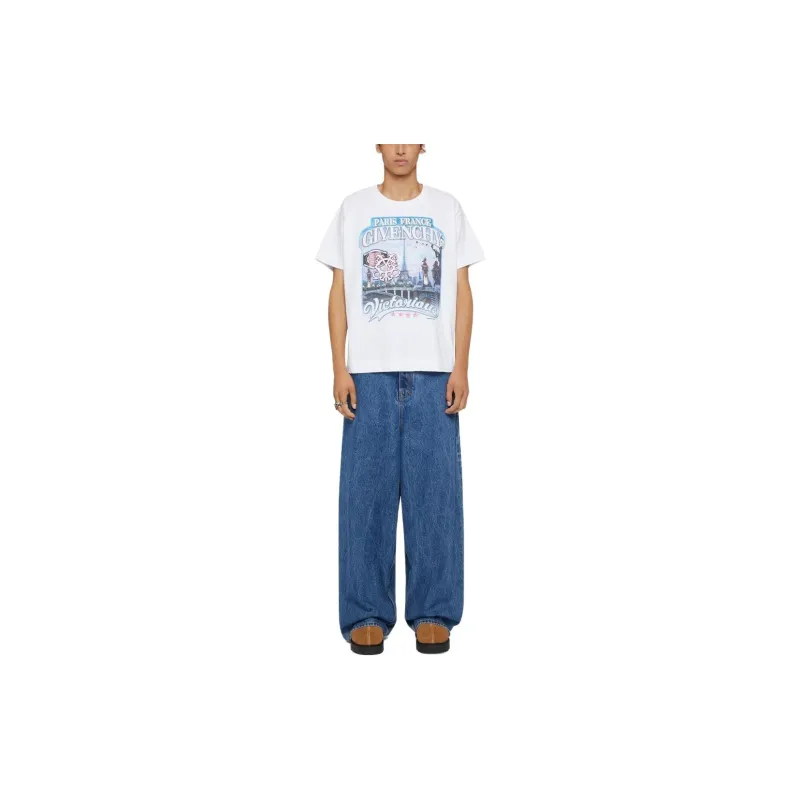 Givenchy Graphic Printed Crewneck T Shirt-1