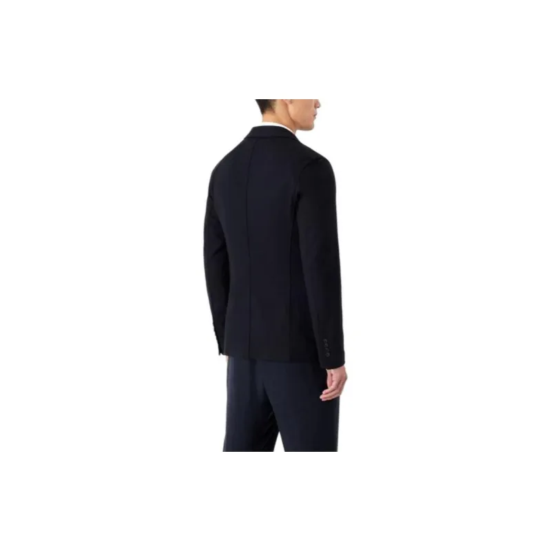 GIORGIO ARMANI Icon Single breasted Jacket In Pure Cashmere Jersey Cloth-2