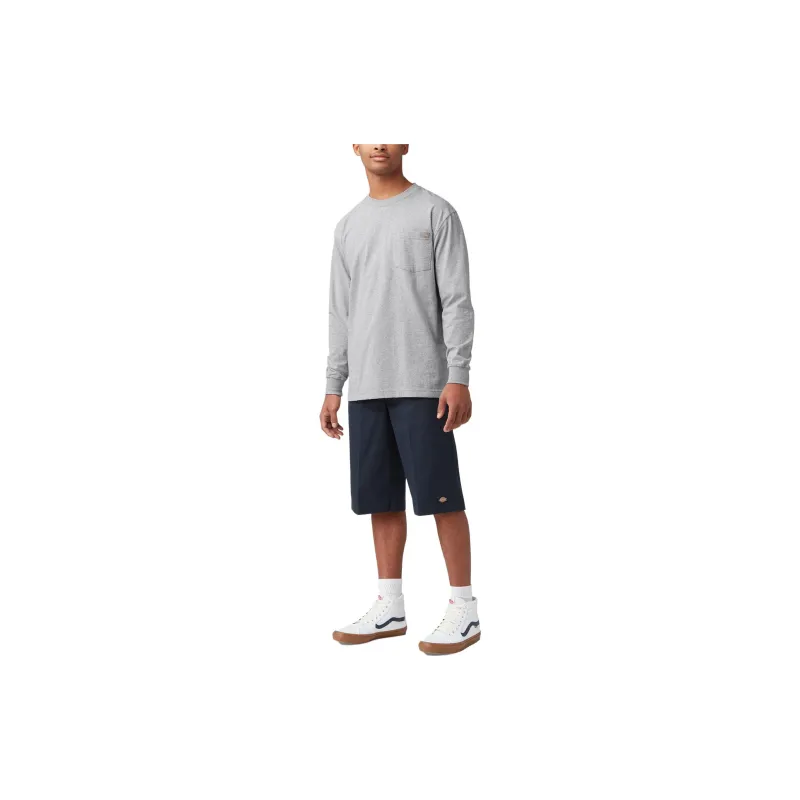 Dickies Heavyweight Long Sleeve Pocket T-Shirt T-Shirt Men's Gray-4